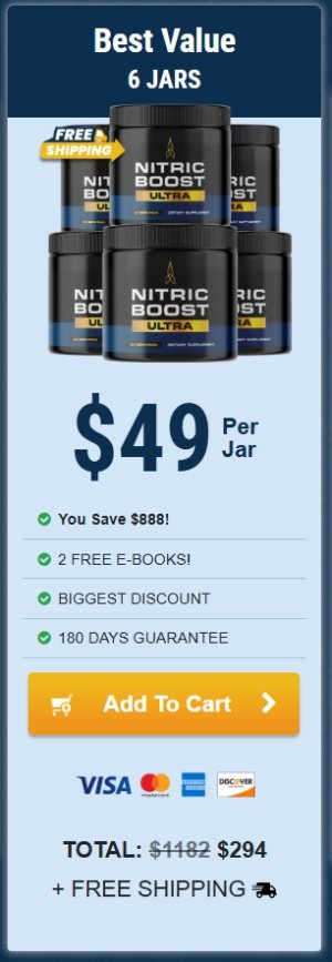 Nitric Boost Ultra Buy 6 Bottles